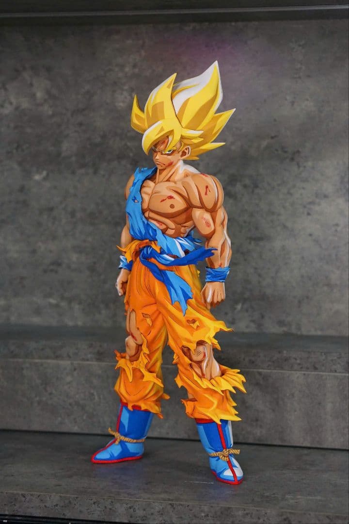 ドラゴンボールZ 孫悟空 スーパーサイヤ人2 リペイント2Dフィギュア