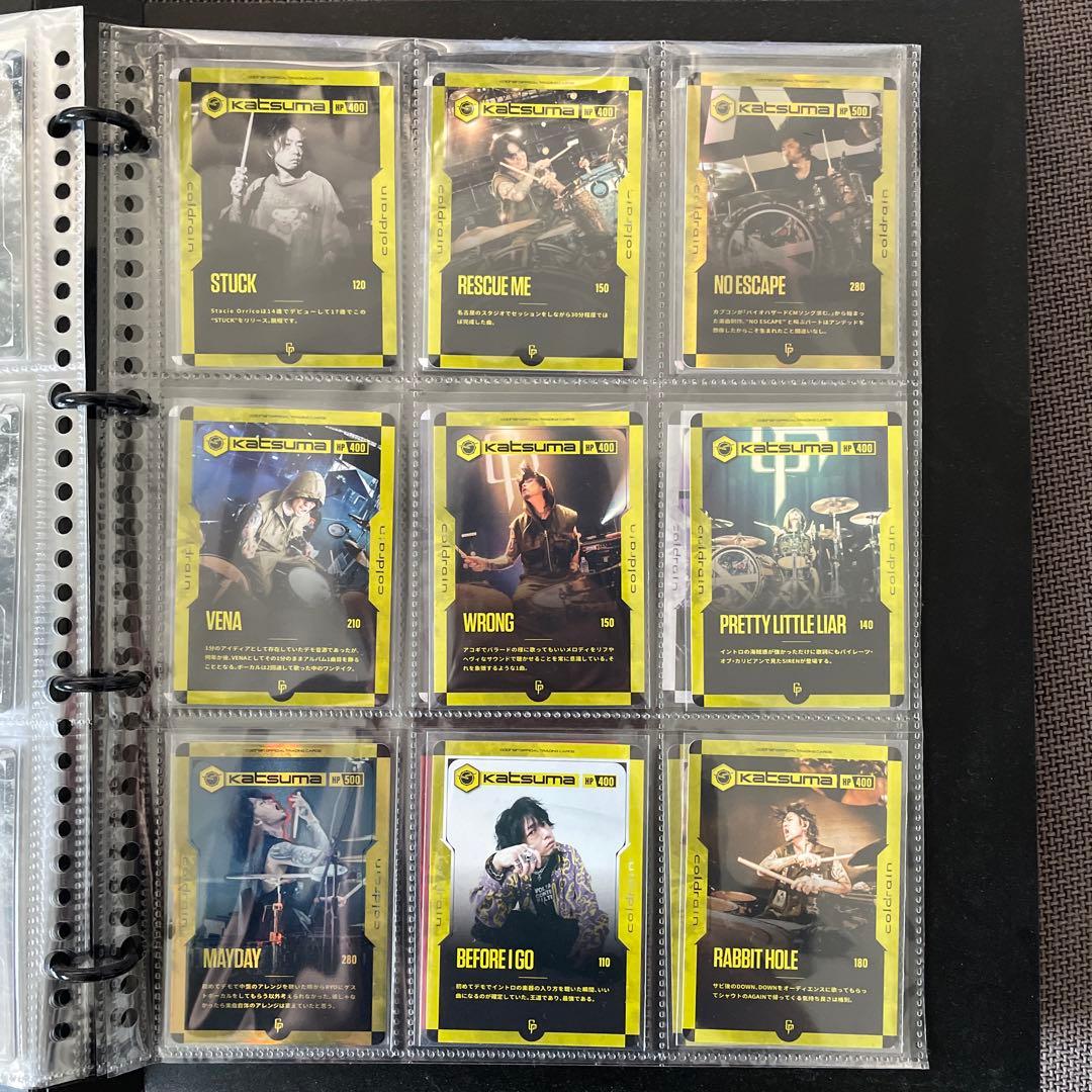 coldrain トレカ コンプリートセット - メルカリ