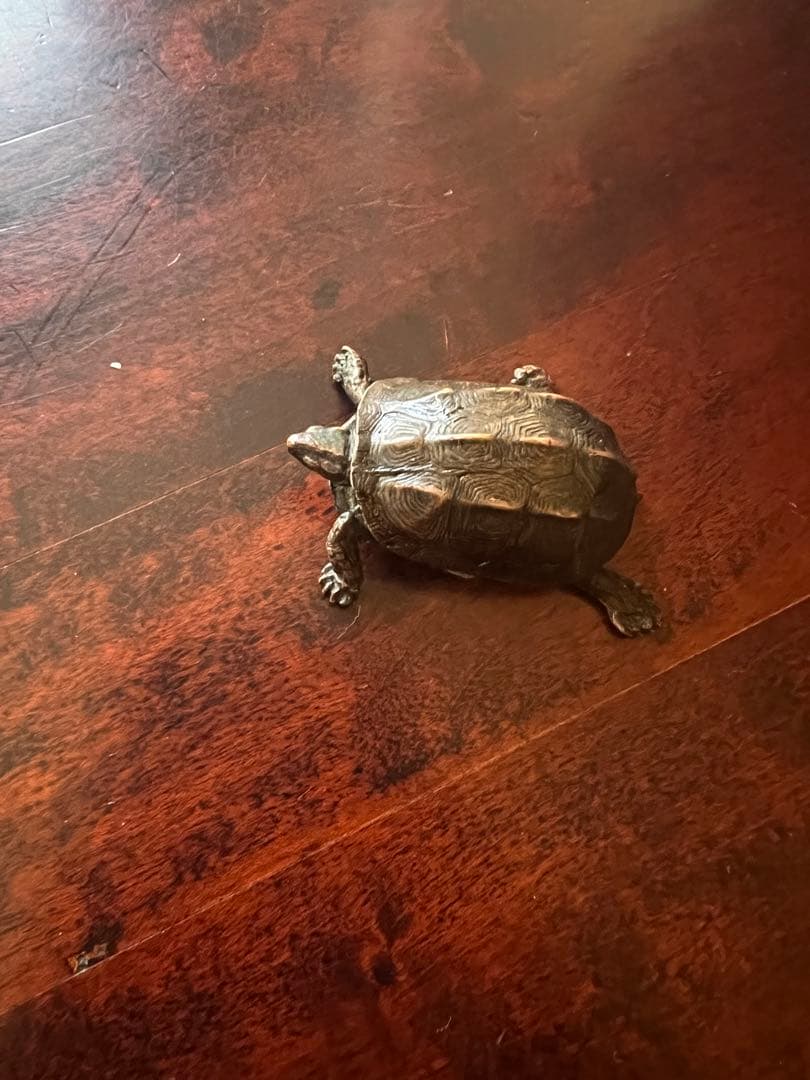 安の介 古銅 自在亀