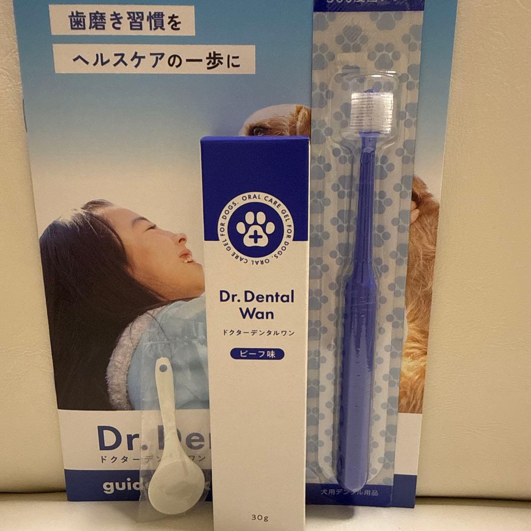 ☆新品未開封☆ ドクターデンタルワン ビーフ味 30g 歯ブラシ ガイド