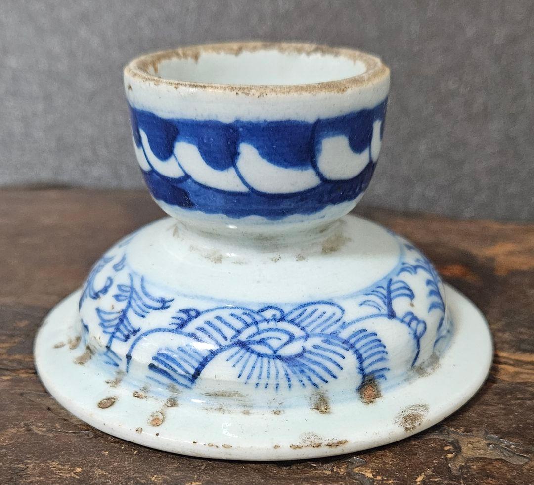 中国古美術 中国古陶磁器 中国古玩 明朝 明代 青華染付 古