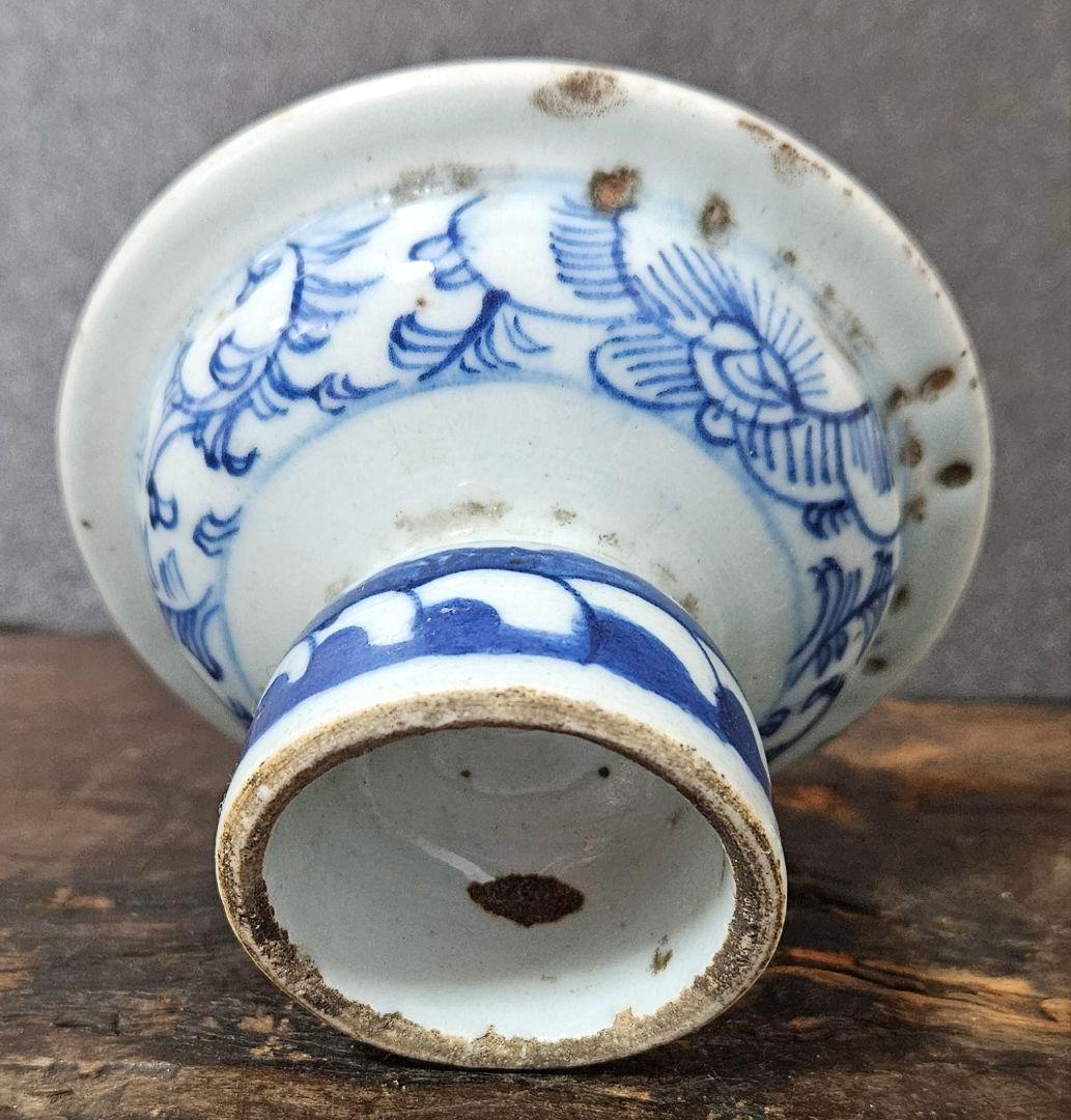 中国古美術 中国古陶磁器 中国古玩 明朝 明代 青華染付 古