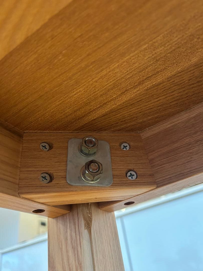 無印良品　希少廃盤　ダイニングテーブル　タモ材