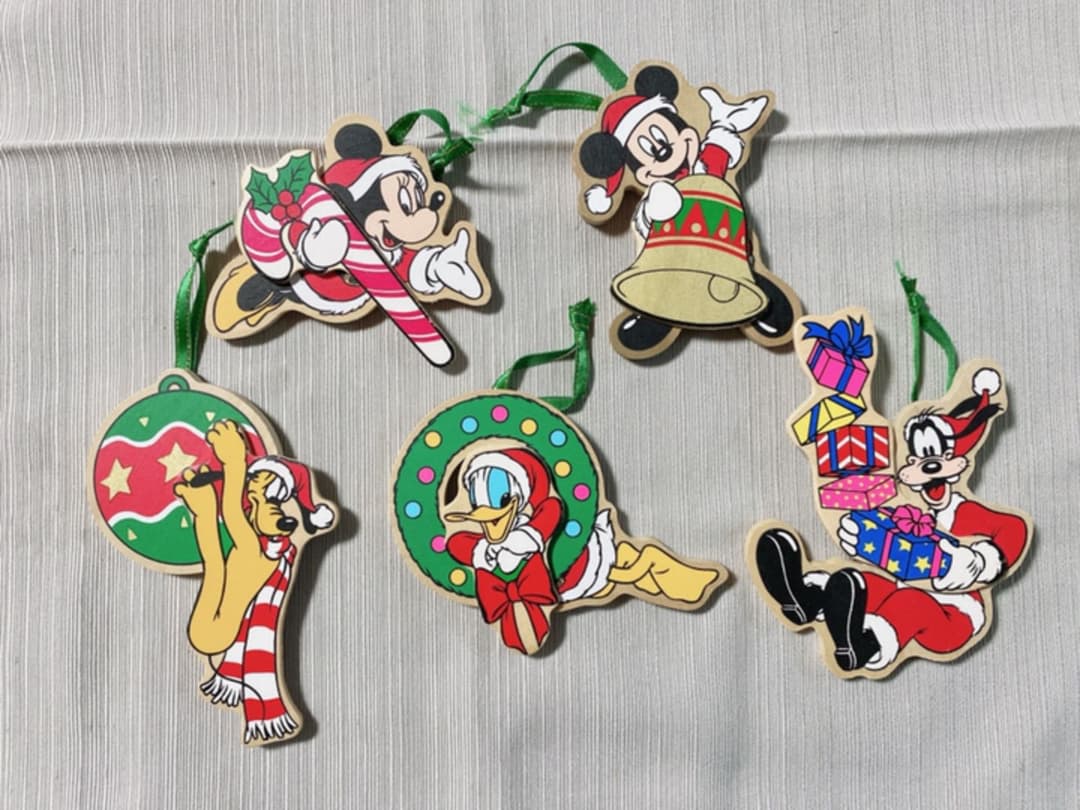 ディズニーランド クリスマスオーナメント レア レトロ