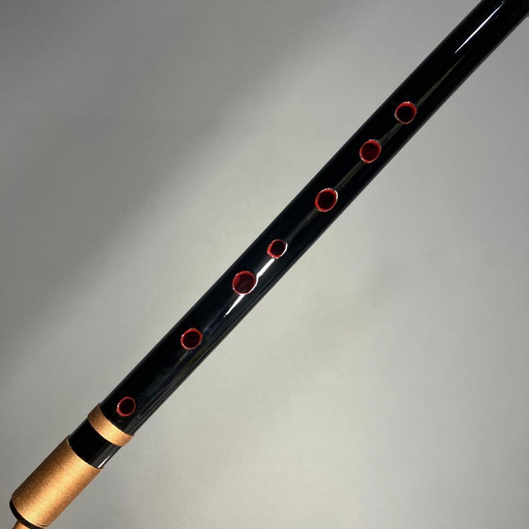 篠笛 五本調子A管 】唄物 ドレミ調 CMR5-68 天地糸巻 西洋音階 黒塗