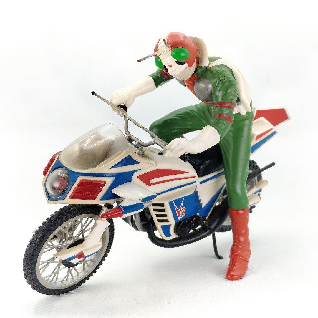 当時物 仮面ライダーV3 ハリケーン フィギュア バイク 現状品 - メルカリ