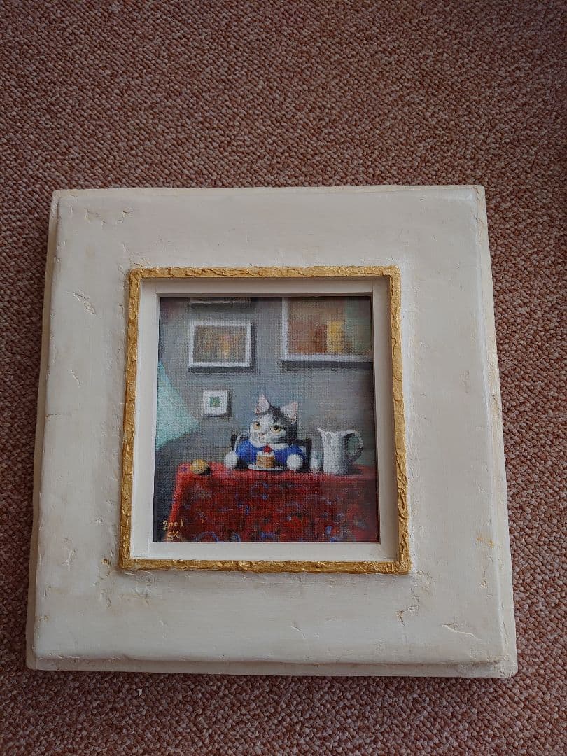 新品）諏訪憲ニさん作 ネコ 新品）諏訪憲ニさん作 ネコ キャバリア ルビー