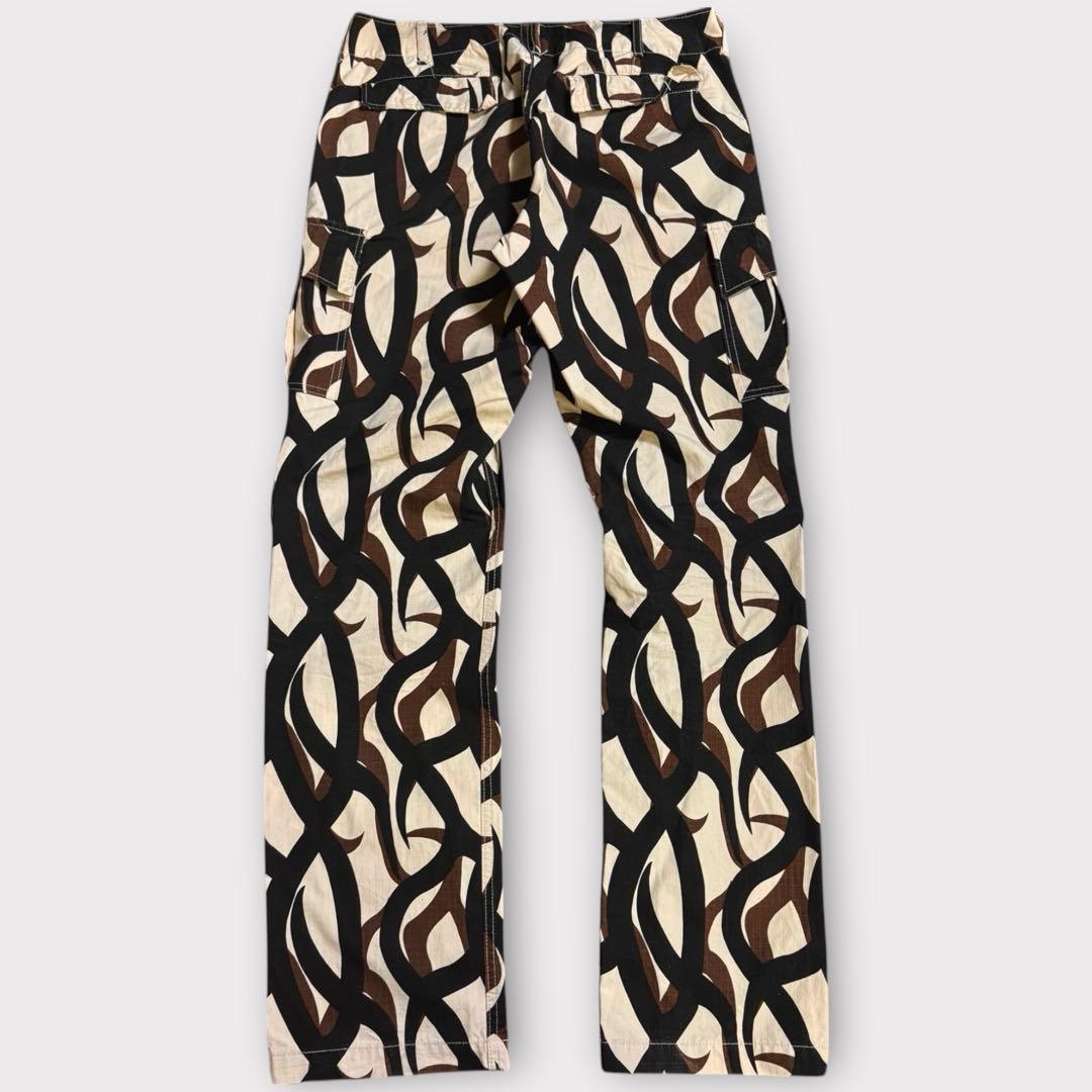 稀少 HOPE MFG.トライバルカモ カーゴパンツ リップストップ 30×33