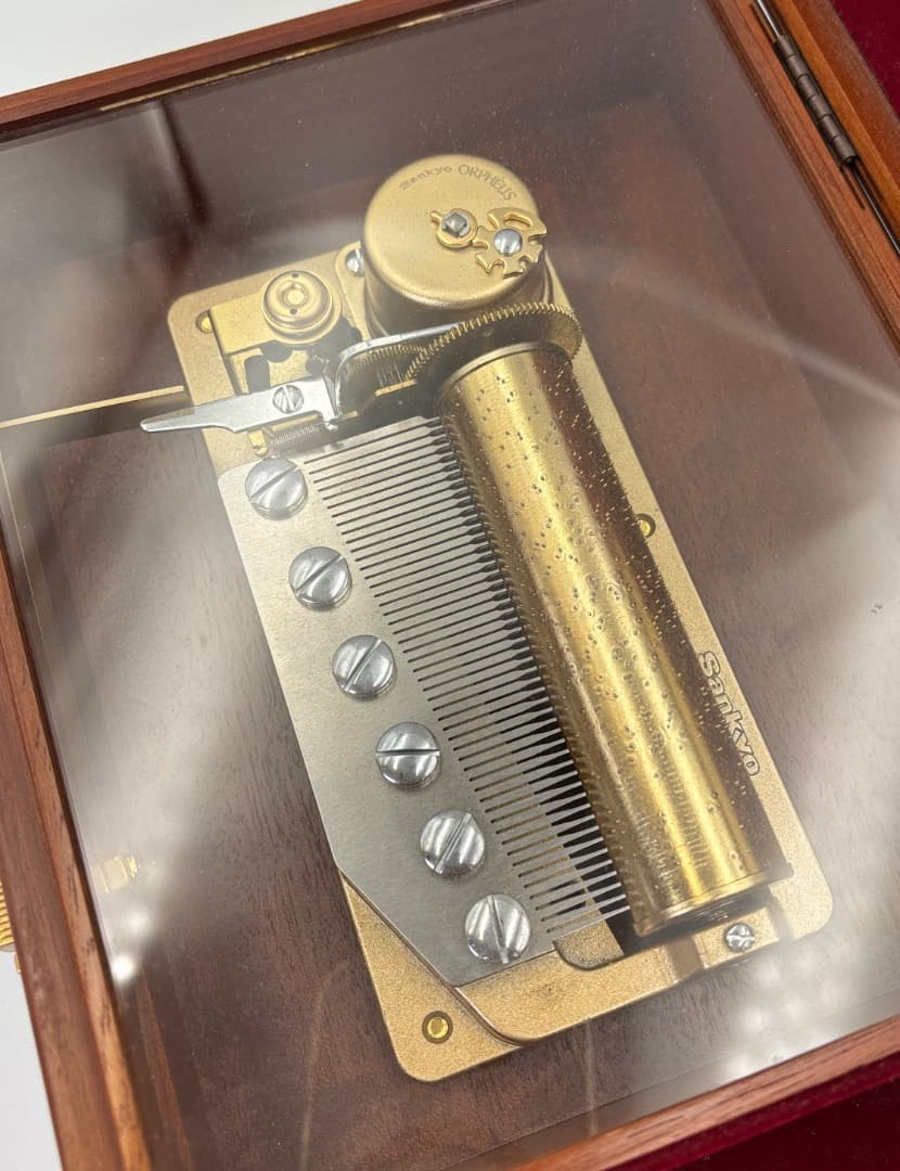 SANKYO ORPHEUS オルフェウス オルゴール 2曲 宝石箱 稼動品