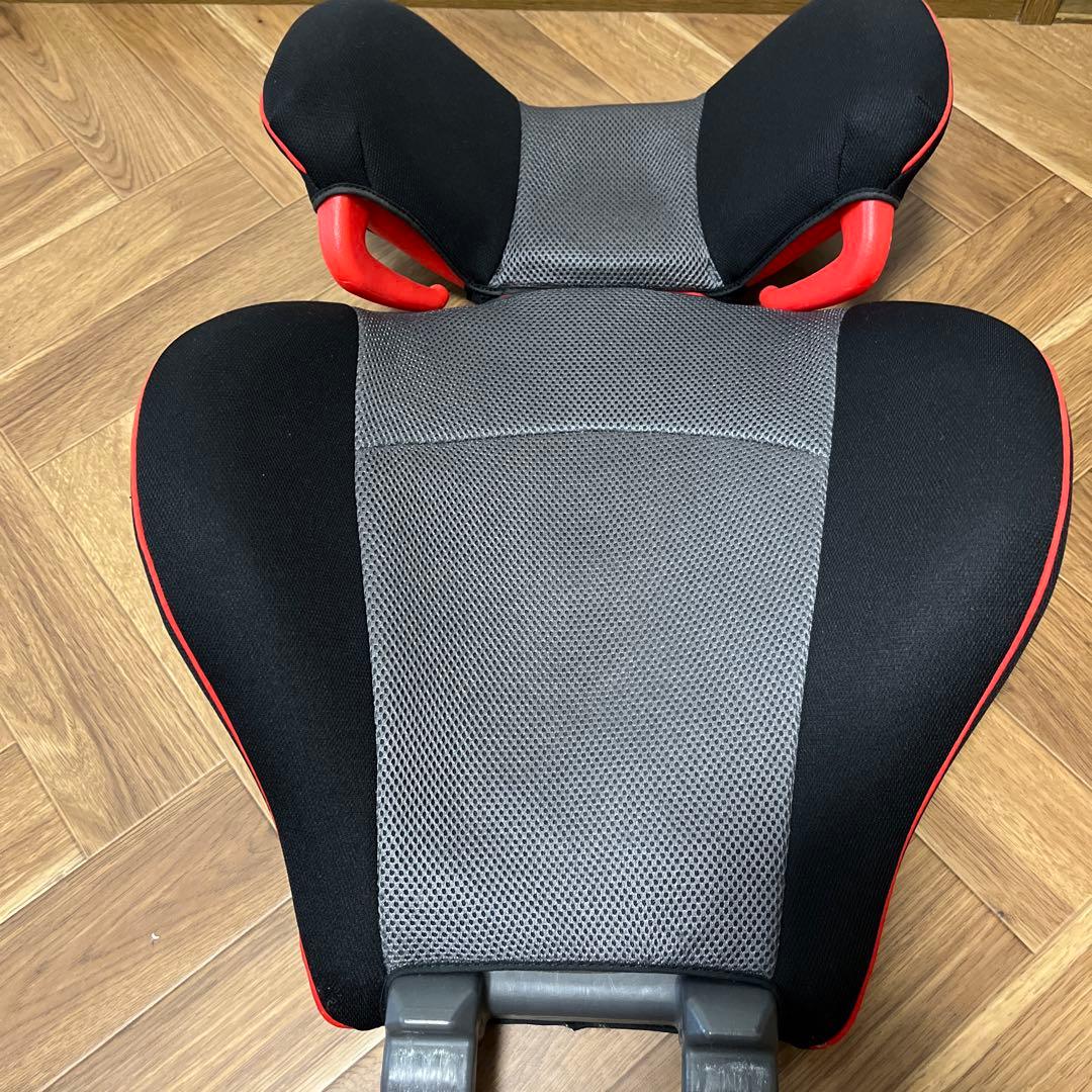 【美品】エールベベ　サラット３　ステップⅡ　グレー　ジュニアシート　AM 253