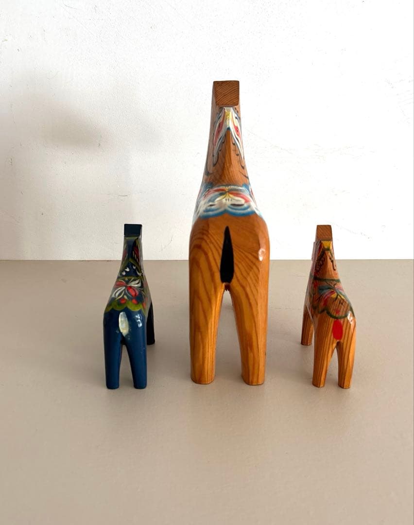 Nils Olsson ダーラナホース ダーラヘスト 親子3つセットで