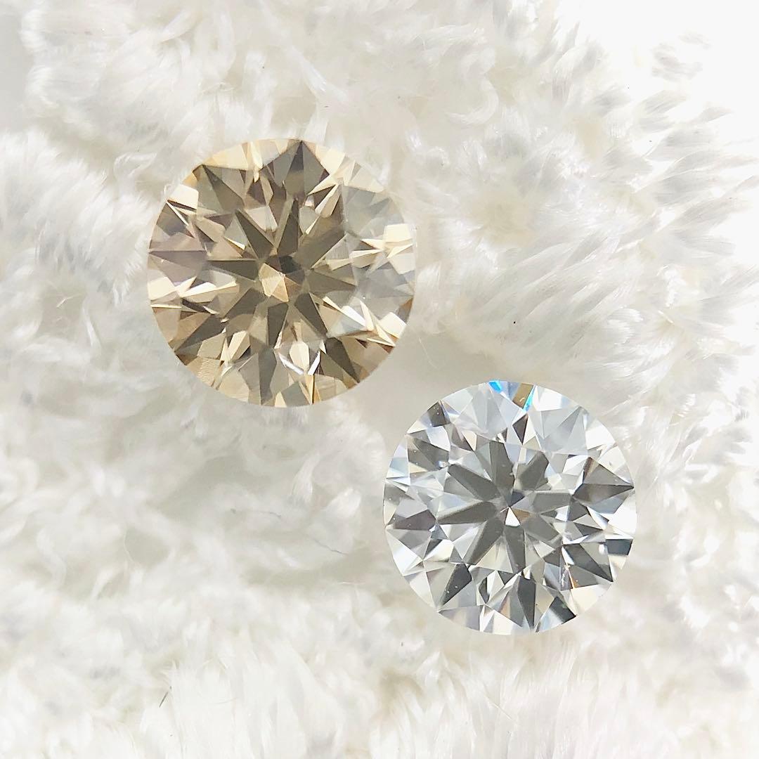 0.298ct Light Brown VS-1 Good ブラウンダイヤルース