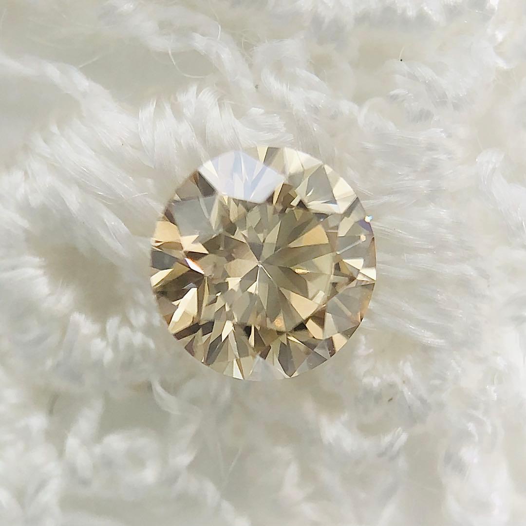 0.298ct Light Brown VS-1 Good ブラウンダイヤルース