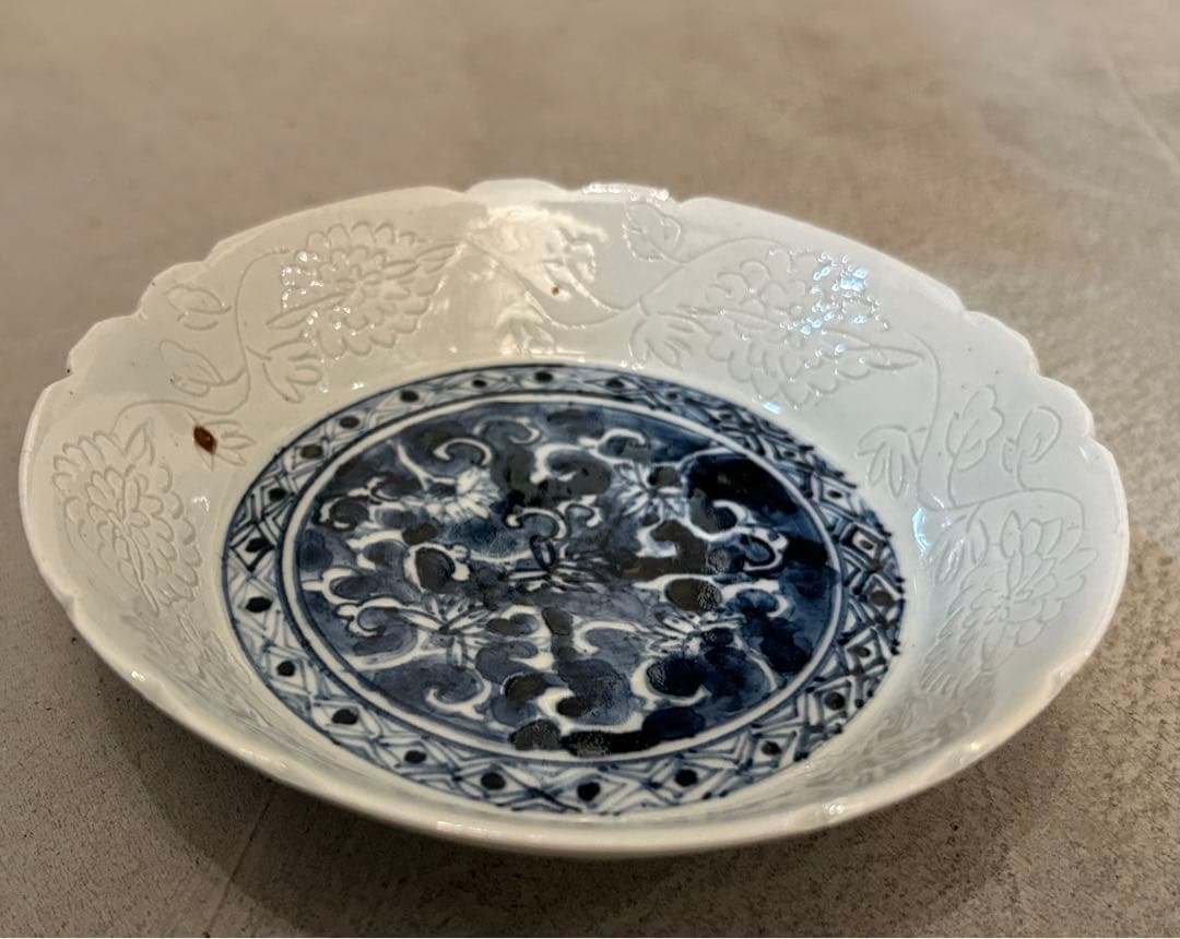 美品 未使用 村田森さん 古染付 骨董写し