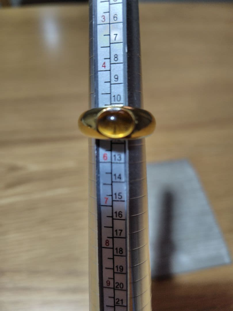 ティファニー　ヴィンテージリング 51　シトリン　18金　説明必読願います