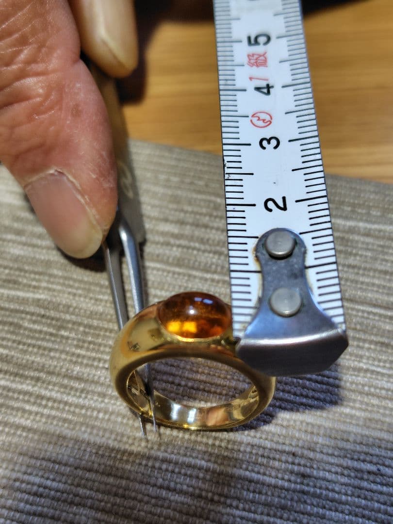 ティファニー　ヴィンテージリング 51　シトリン　18金　説明必読願います