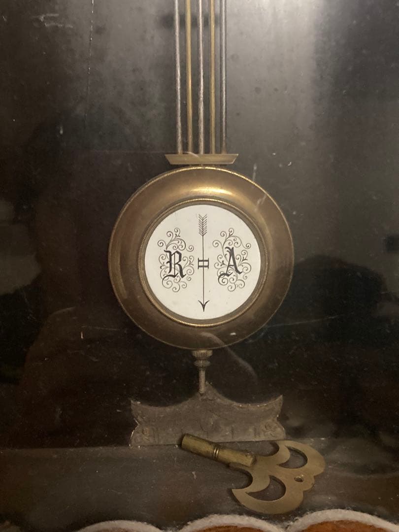 木製アンティーク掛時計