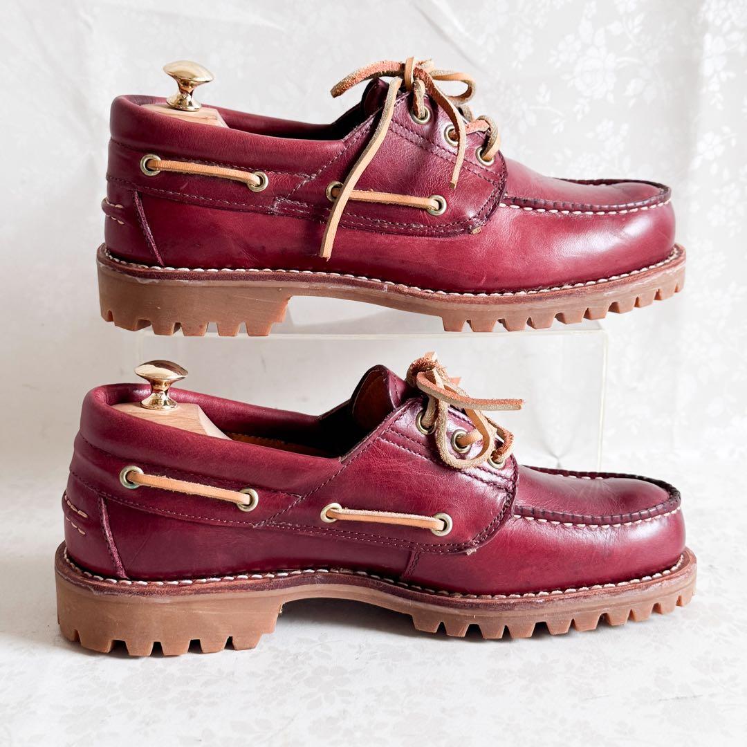 【REGAL リーガル】デッキシューズ 3eye 赤茶 660AH 26cm