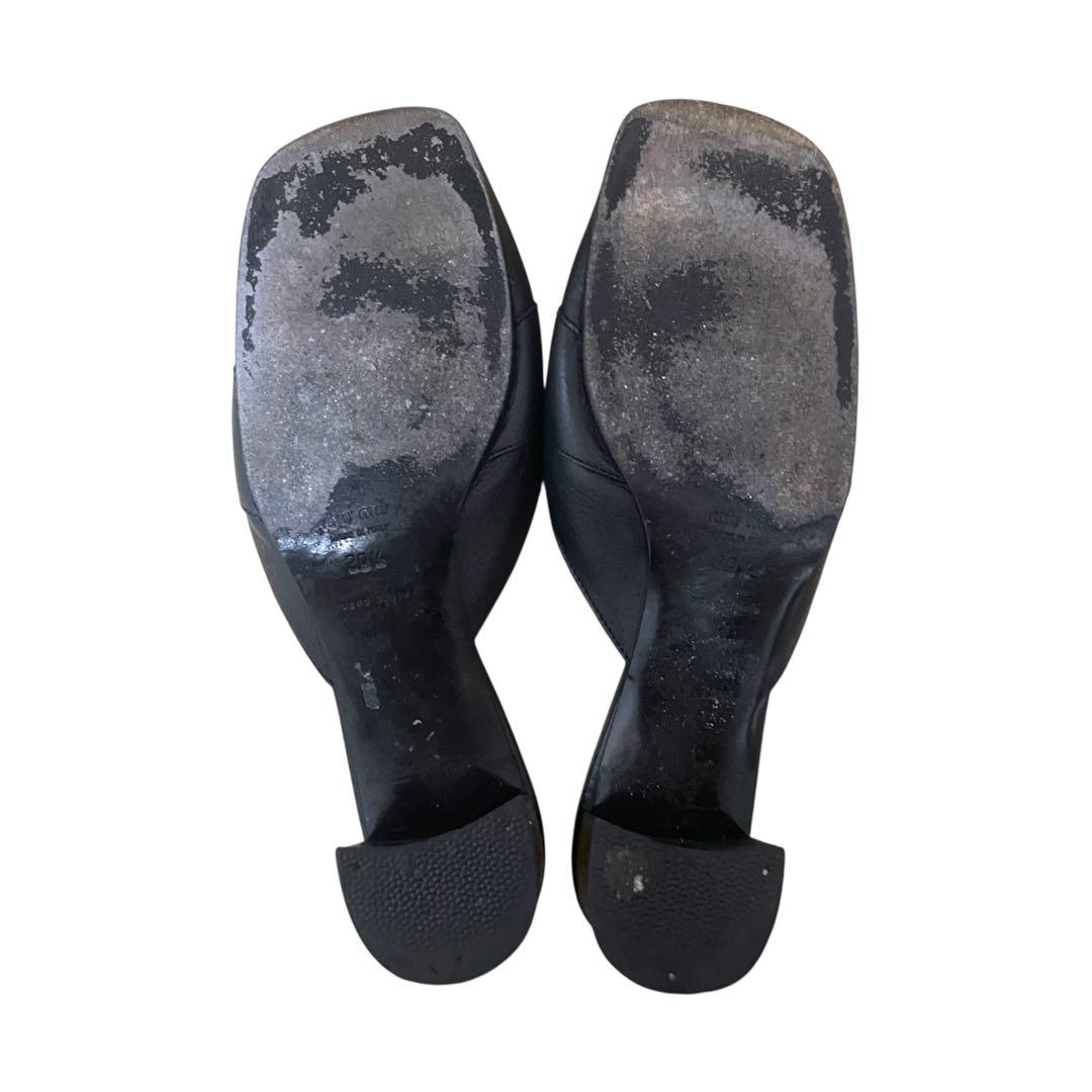 miumiu ローファー ミュール スクエアトゥ 90s 00s