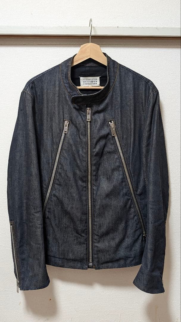 日本限定100着 希少50 マルタンマルジェラ15AW デニム ハの字ライダース