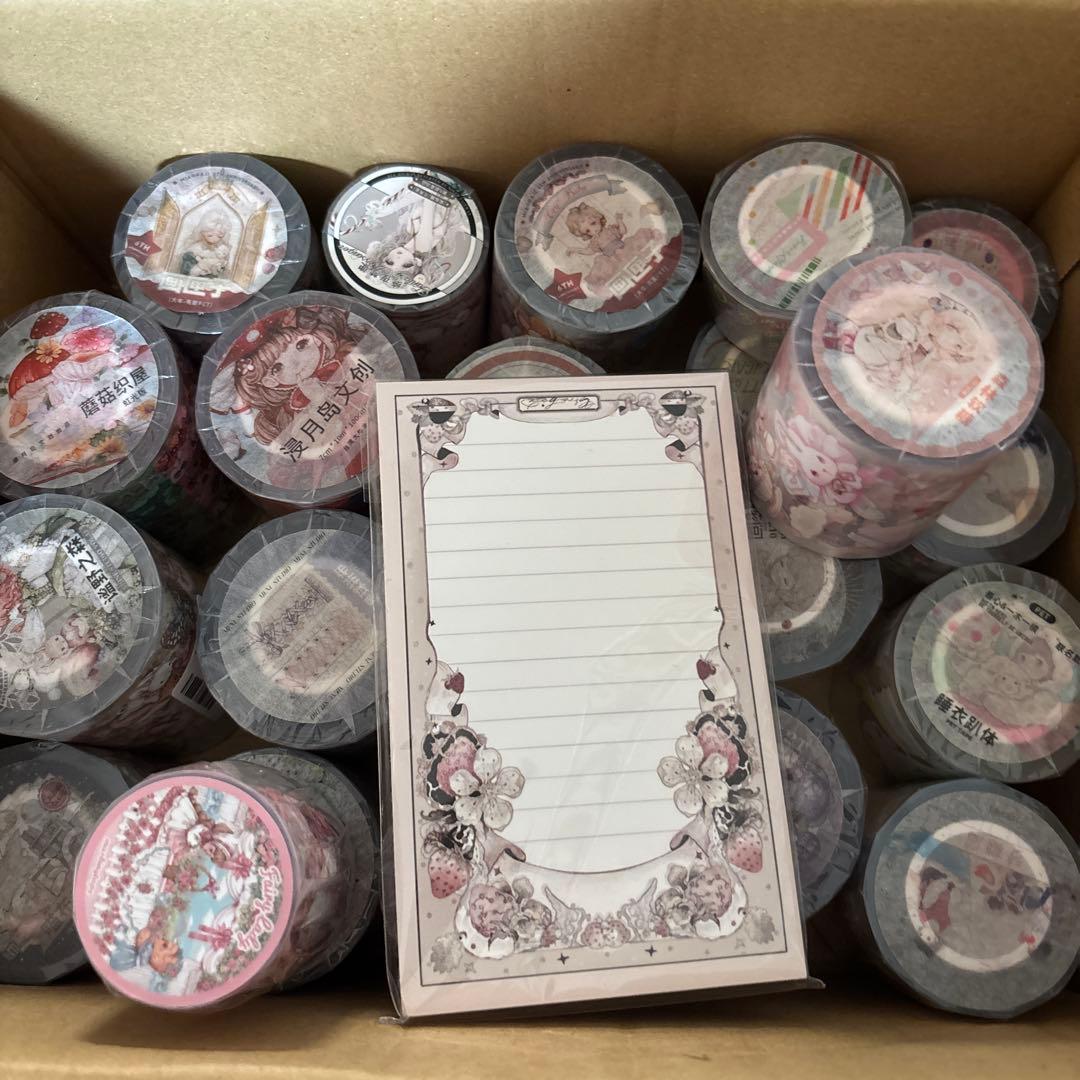 海外マステ まとめ売り 中古㊹ 海外マステ 22個 まとめ売り 【中古