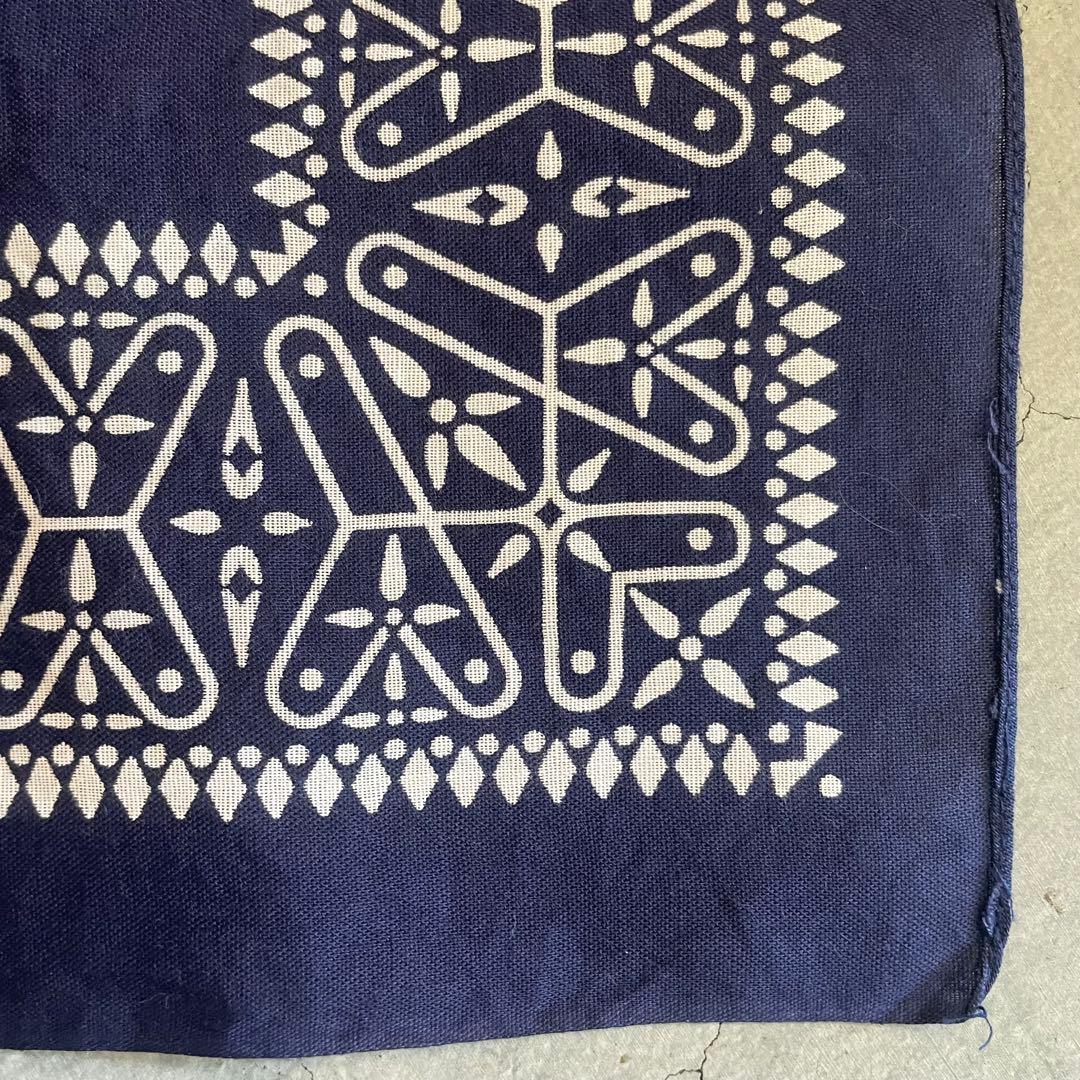 60s バンダナ クロス　クロス柄　USA製　ビンテージ