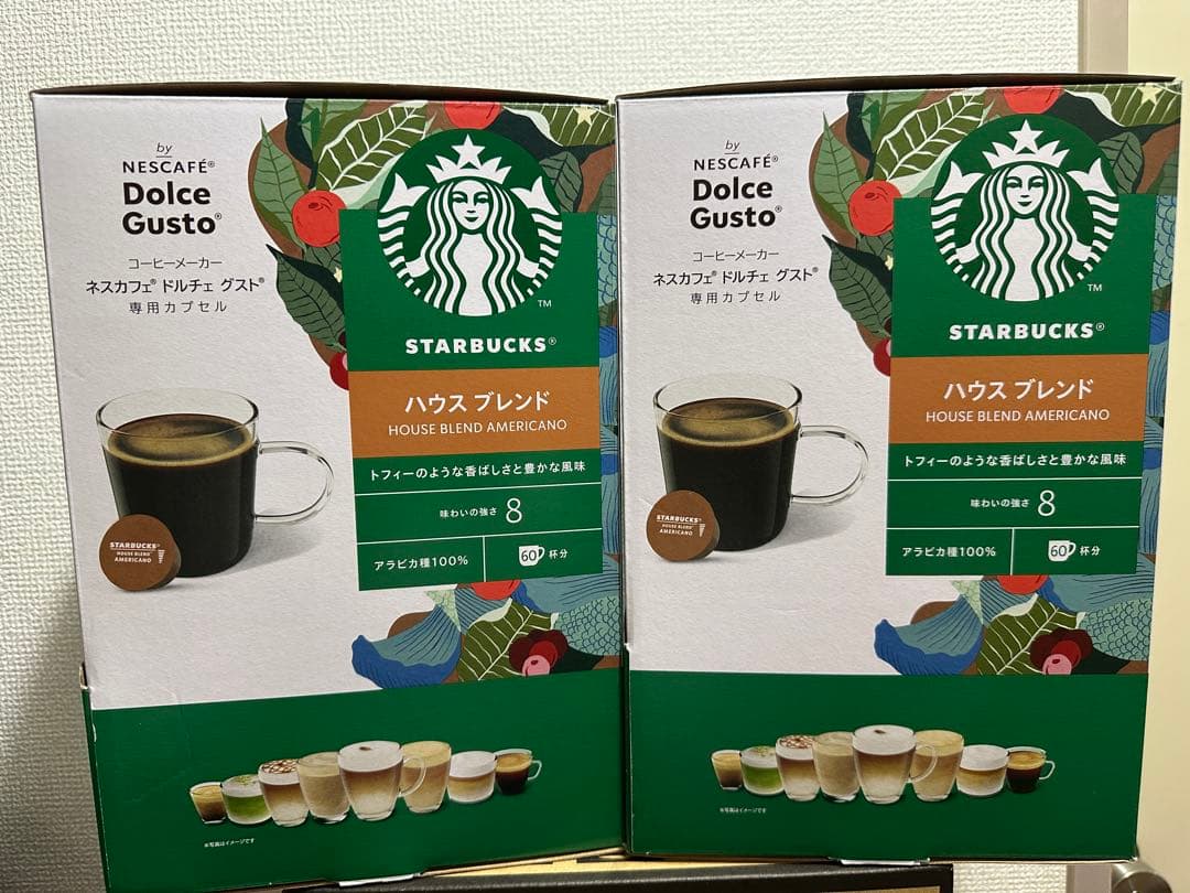 STARBUCKS ネスカフェ ドルチェグスト専用カプセル 60個入り 2箱 飲料・酒