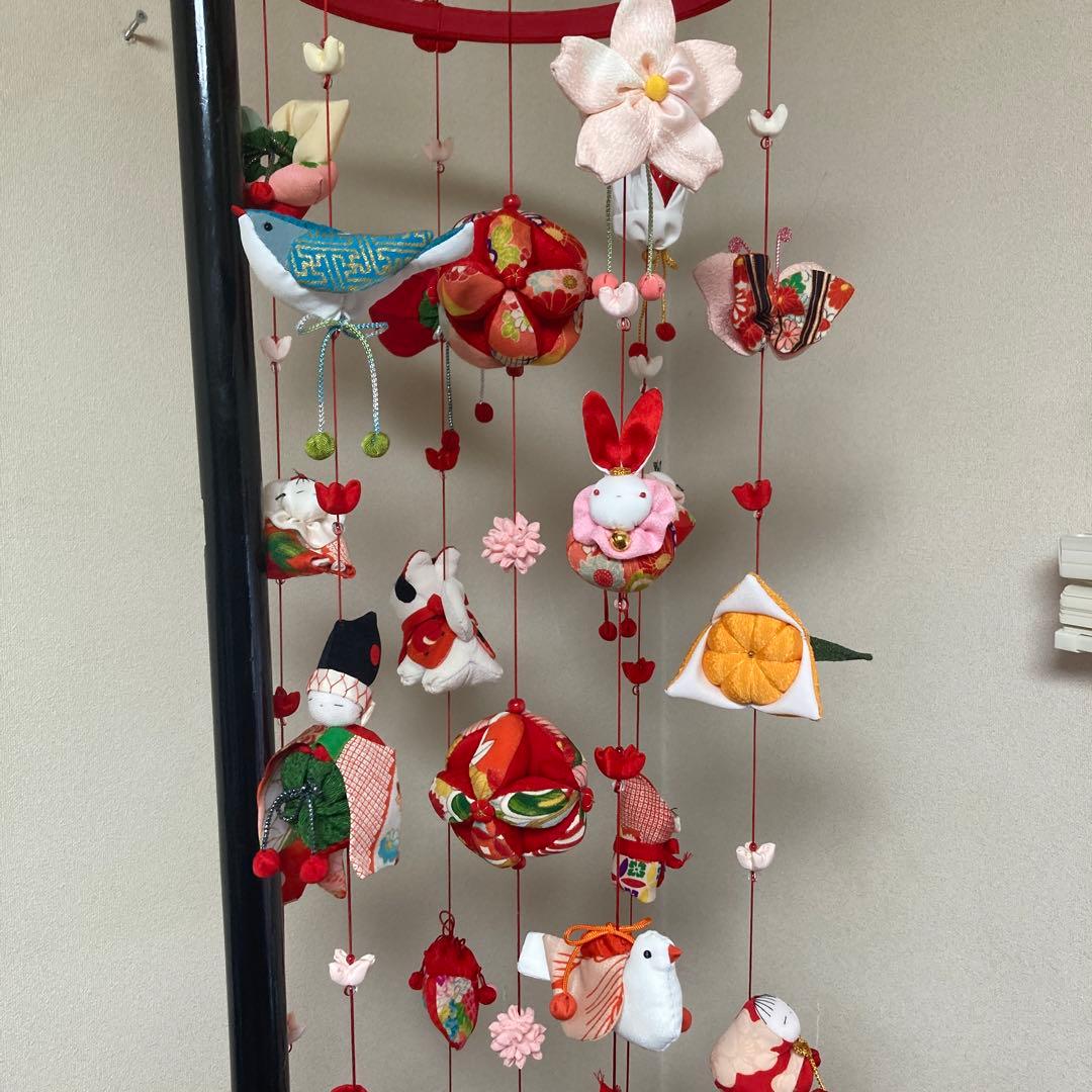 601 ハワイラブ　吊るし雛　吊るし飾り