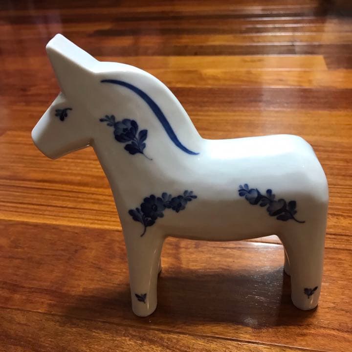希少】ロイヤルコペンハーゲン馬の置物美品ダーラナホース