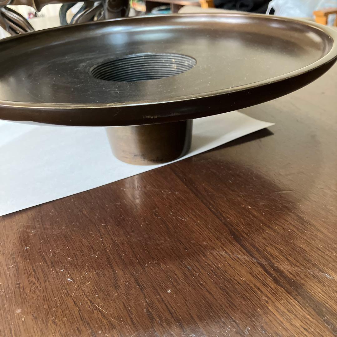 茶道具・花器花瓶 薄端・鳳凰足 ビンテージ 古道具(蔵出し骨董品)の