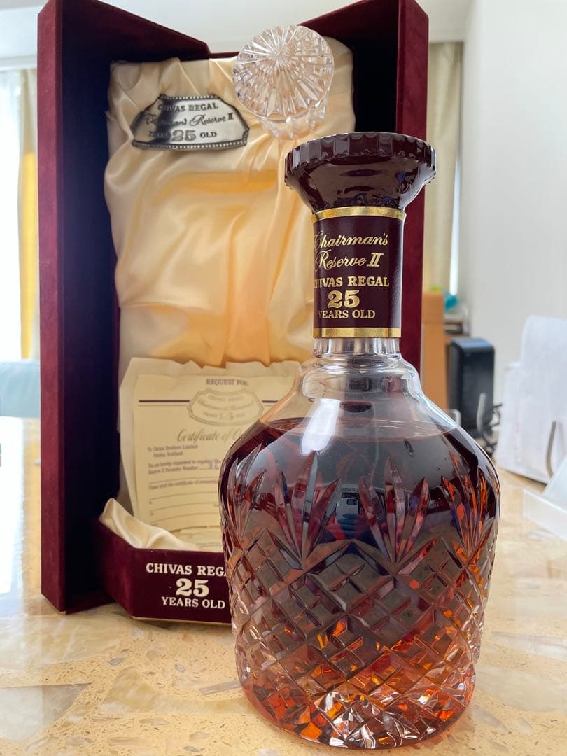 シーバスリーガル 25年 チェアマンズ リザーブ 750ml 43% 古酒未開栓