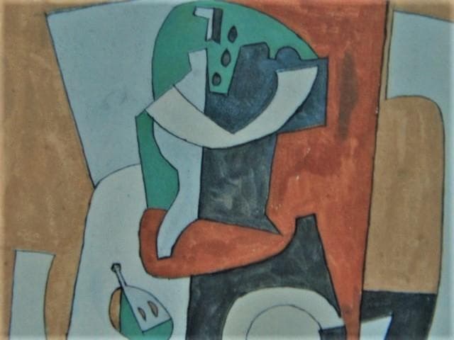 パブロ・ピカソ、【NATURE MORTE AU GUERIDON …】