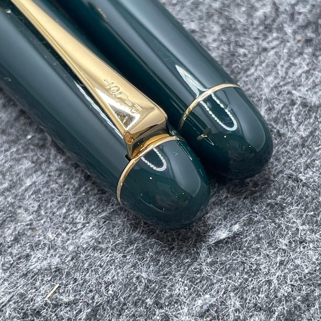 PE866□PILOT カスタム 74 万年筆 ダークグリーン - メルカリ