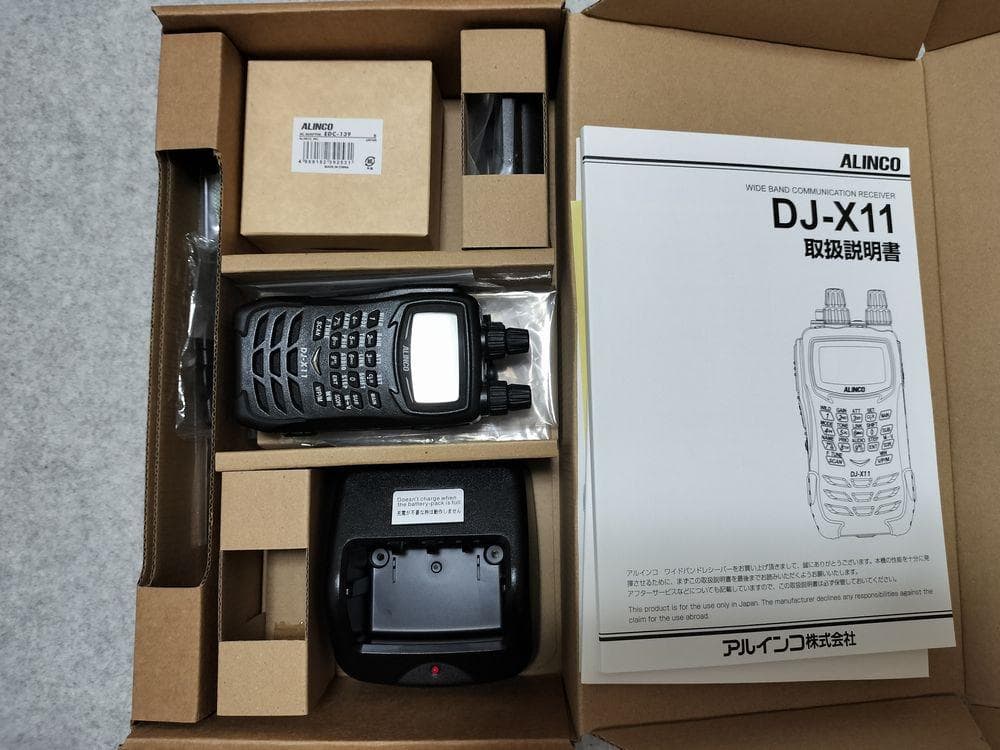 ALINCO DJ-X11 エアバンドスペシャルに変更済み 新品同様 アルインコDJ