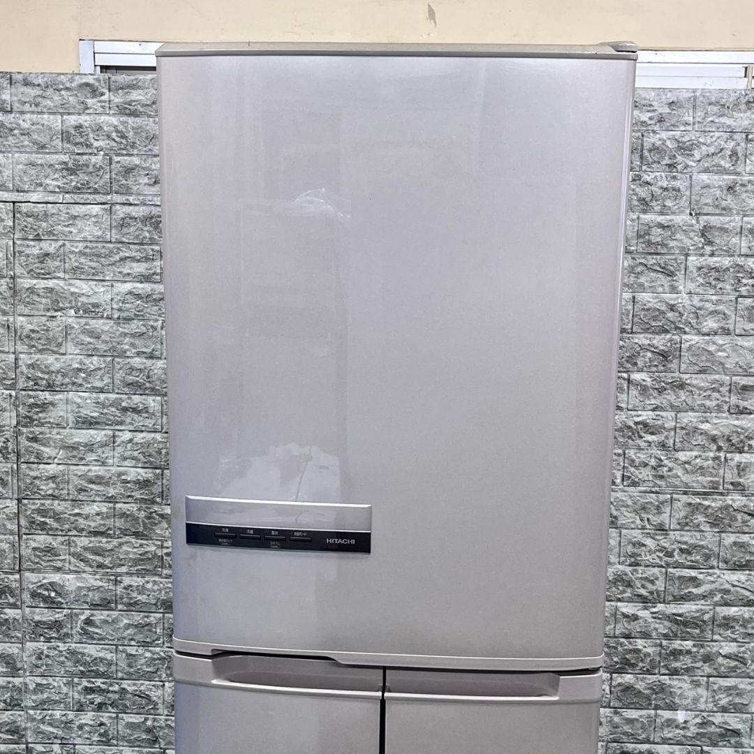 629日立　大型冷蔵庫　415L　400L強　家庭用　自動製氷　右開き　半年保証