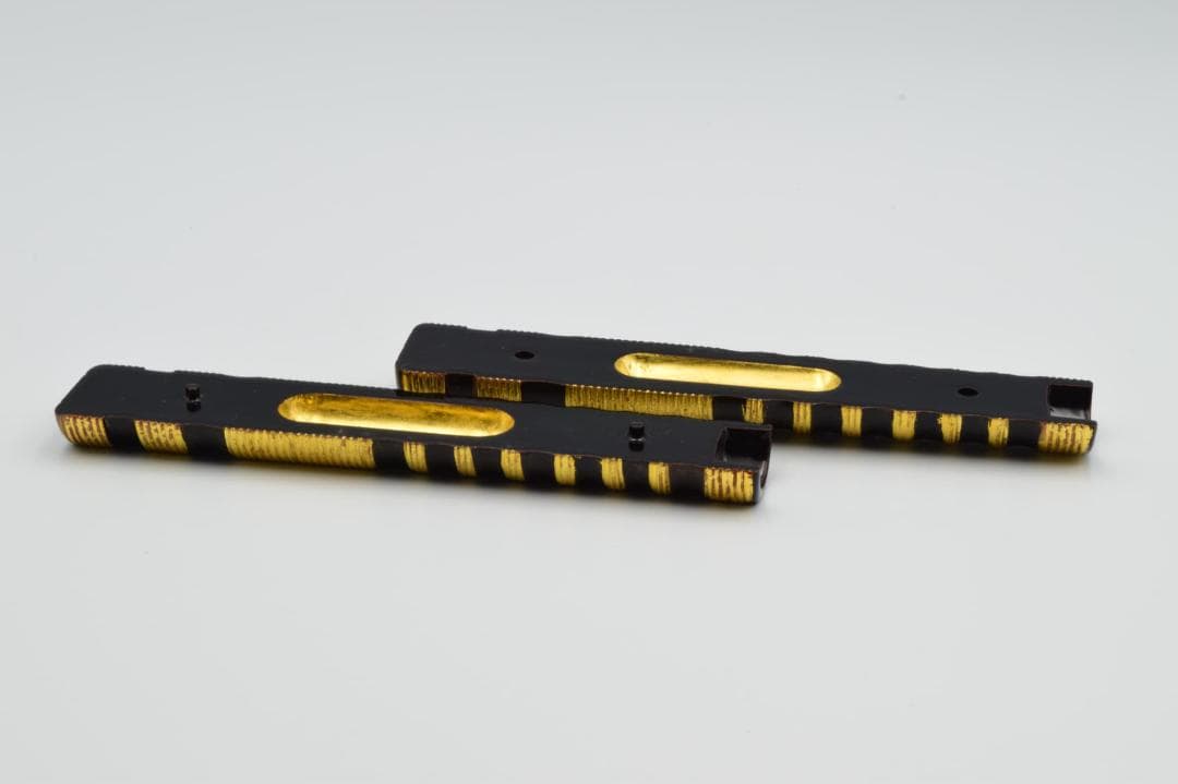 北村葵春作 笛 香合 共箱付 木製・漆塗り