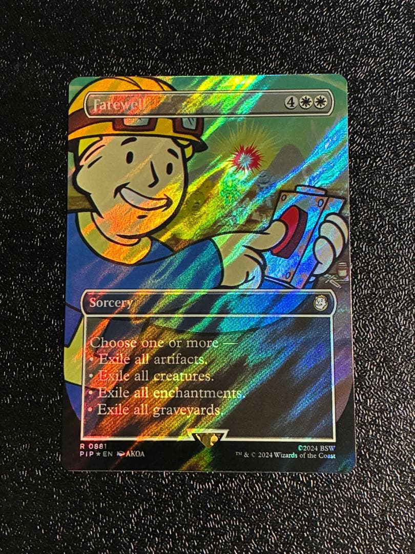 MTG fallout サージFoil ボーダーレス　告別　英語版 ミントモール / MINT GAMES MTG(東日本橋) / 【PIP】【ENG】【Foil