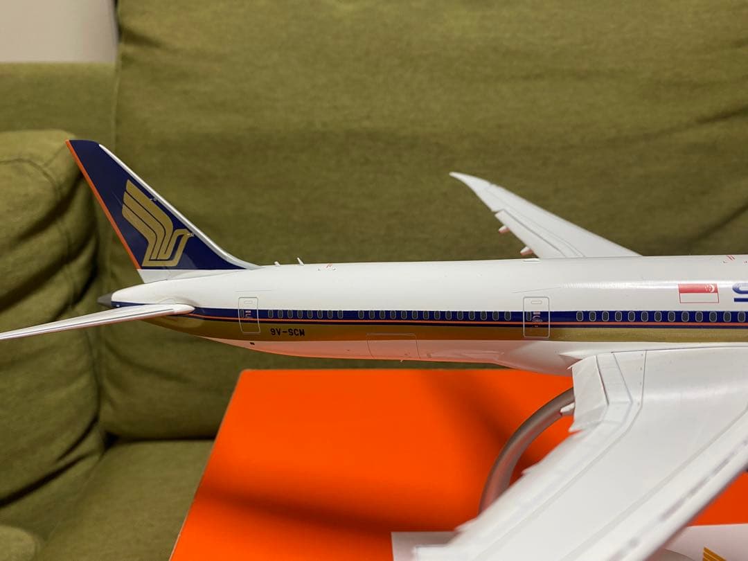 シンガポール航空 ボーイング787-10 フラップダウン仕様 シンガポール