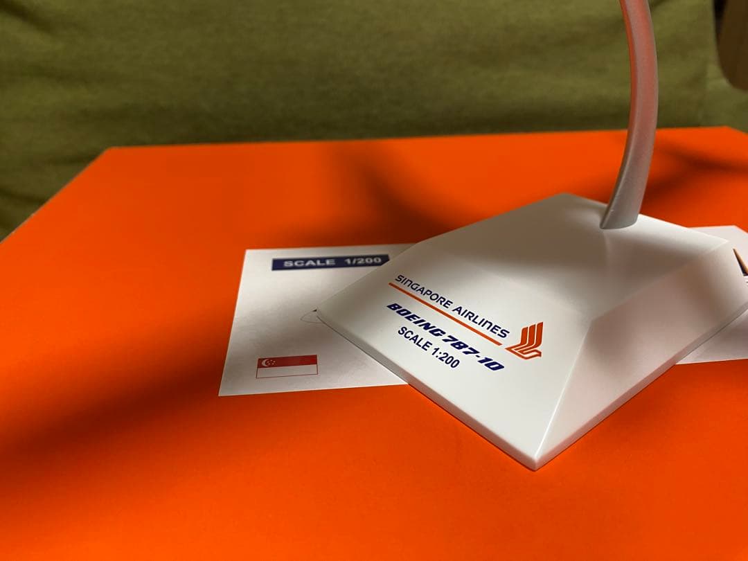 シンガポール航空 ボーイング787-10 フラップダウン仕様
