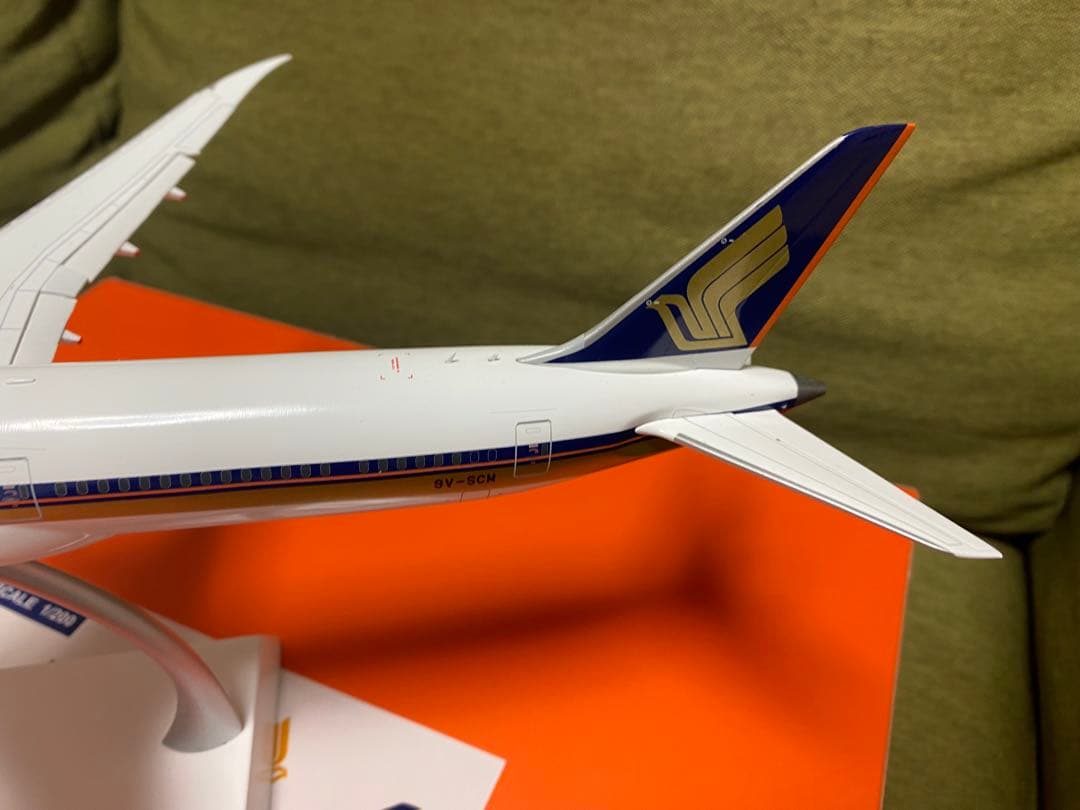 シンガポール航空 ボーイング787-10 フラップダウン仕様 シンガポール