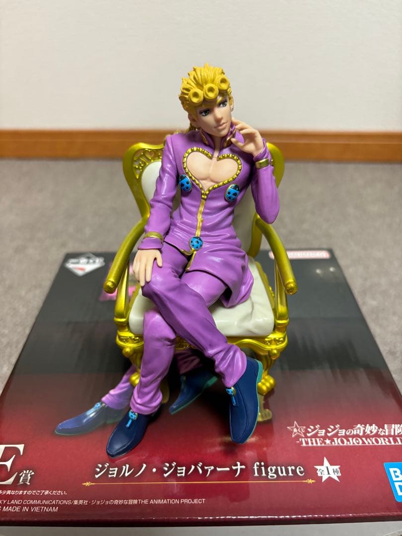 ジョジョワールド 1番くじ E賞 ジョルノ・ジョバァーナ フィギュア