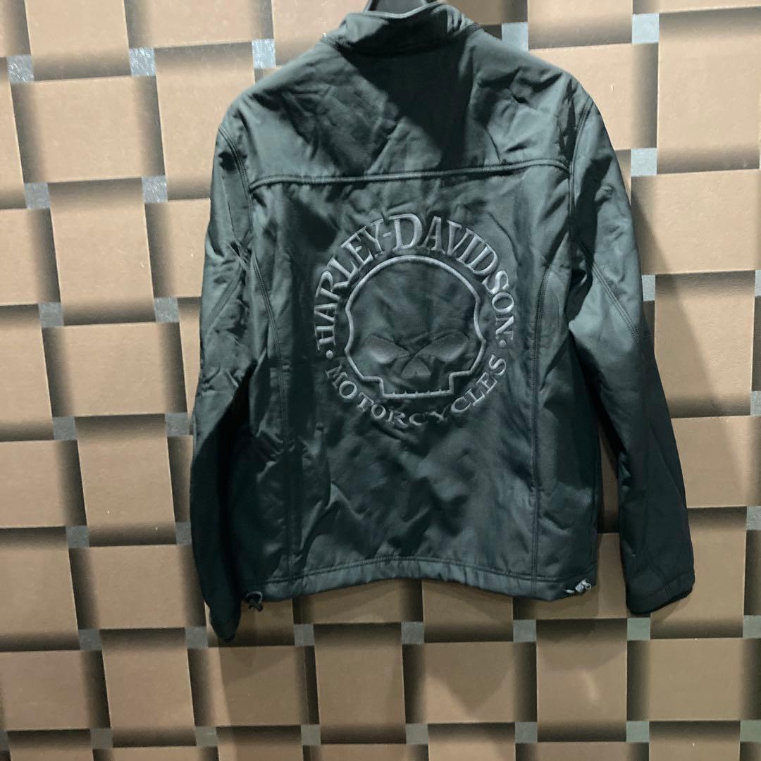 ハーレーダビットソン シングルライダースジャケット スカルデザイン