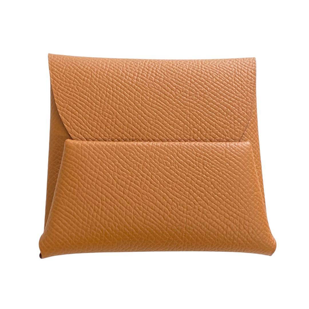 【未使用】HERMES エルメス バスティア ケース W刻 ゴールド
