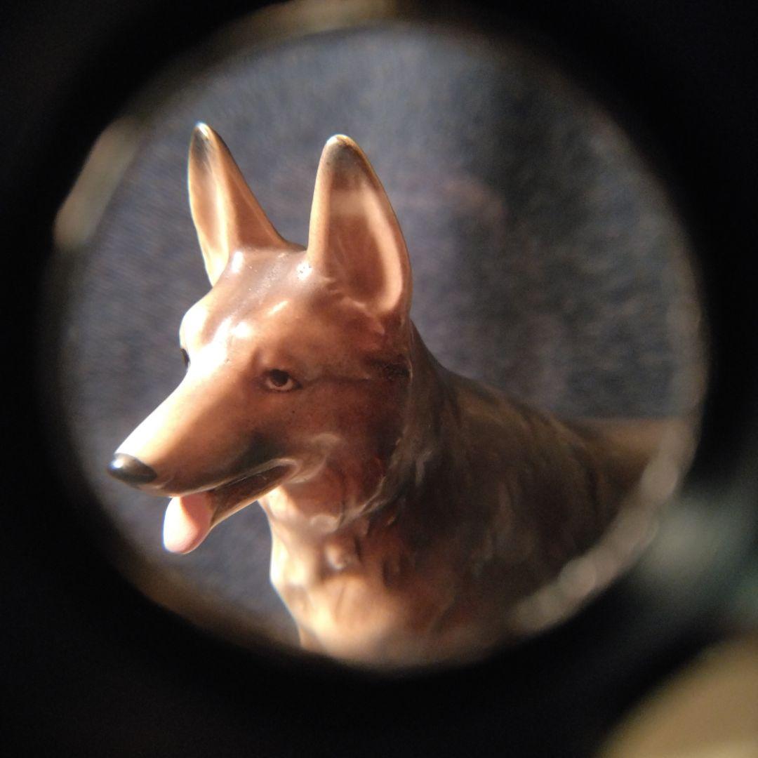 昭和レトLoo Ker シェパード 置物 Dog chain イヌ ノベルティ - メルカリ