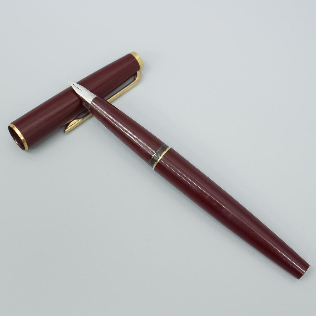 モンブラン 万年筆 ドイツ製 ヴィンテージ ボルドーカラー
