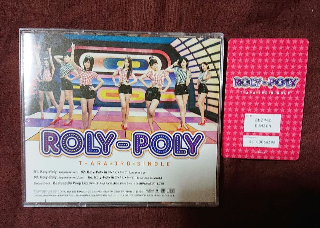 T-ARA Roly-Poly メンバー全員ソロ DVD7枚＋CD トレカ付きの通販はau