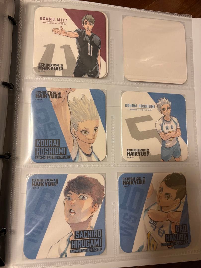 ハイキュー!! ハイキュー展 コースターBOX 第5弾 原画展 特典 48枚