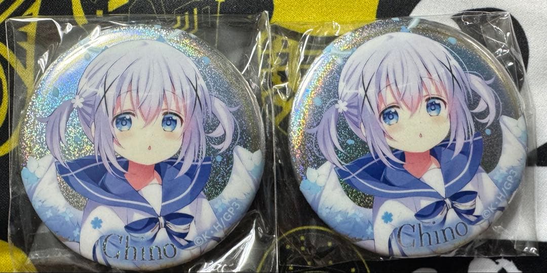 ごちうさ TAKE OUT BLUE BIRD チノ 缶バッジ