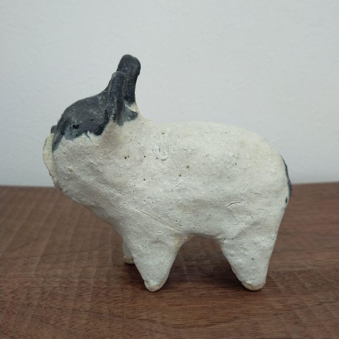 前川幸市 陶動物 フレンチブルドッグ