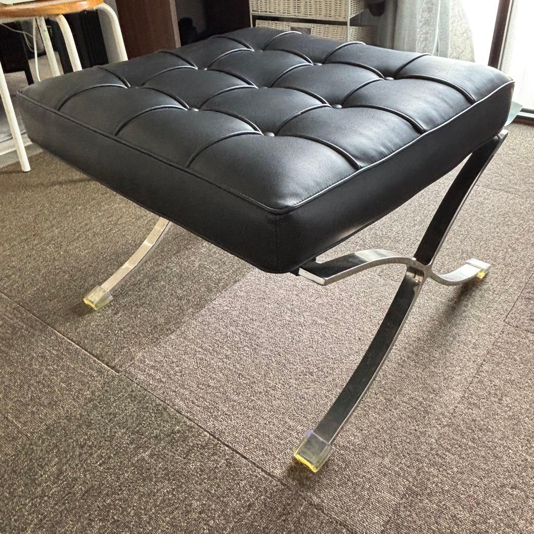 バルセロナ　チェア オットマン（スツール）　美品